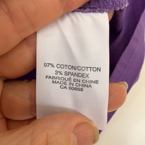 🌷3 for$25🌷Smart Set, US S, Purple Pleated Shirred Cap Sleeve Sweetheart Top - Picture 8 of 9